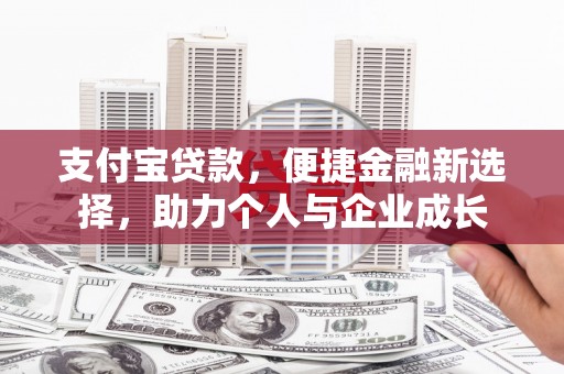 雨花支付宝贷款，便捷金融新选择，助力个人与企业成长