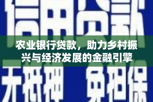宁海农业银行贷款，助力乡村振兴与经济发展的金融引擎