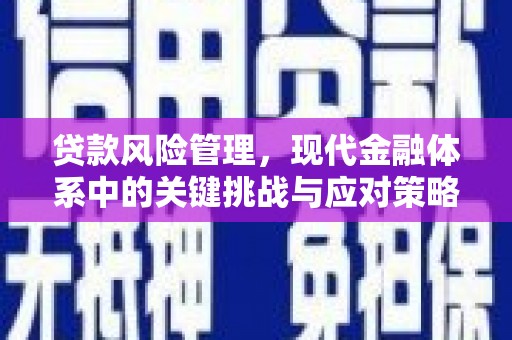 正宁贷款风险管理，现代金融体系中的关键挑战与应对策略