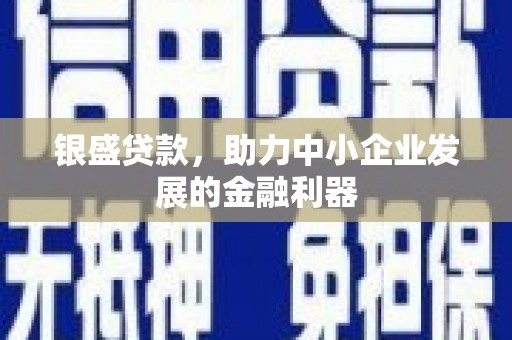 花山银盛贷款，助力中小企业发展的金融利器