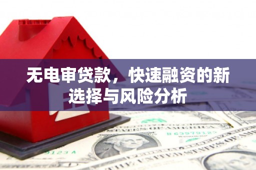 佳冬无电审贷款，快速融资的新选择与风险分析