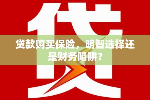 禹城贷款购买保险，明智选择还是财务陷阱？