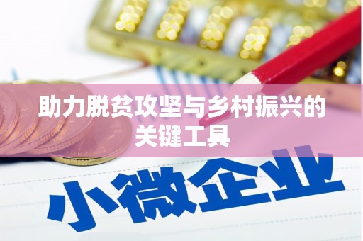 正安助力脱贫攻坚与乡村振兴的关键工具